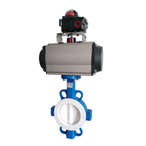 |Pneumatic PTFE butterfly valve|