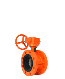 |Turbine flange butterfly valve|