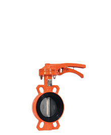 |Lever wafer butterfly valve|