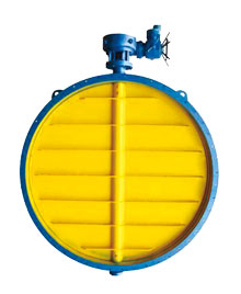 |Flange ventilation butterfly valve|